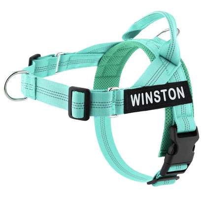 No-Pull Dog Harness with Personalised Name Patch