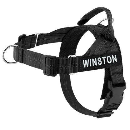 No-Pull Dog Harness with Personalised Name Patch